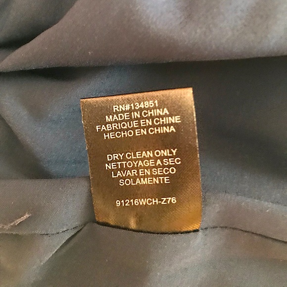 WAYF Navy Slitted Maxi Dress - Picture 8 of 10